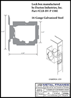 This link will take you to a Cylindrical Lock Reinforcement PDF provided by JR Metal Frames.