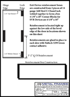 Rim & SVR Exit Device Reinforcement Metal Door PDF provided by JR Metal Frames