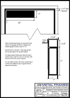 This link will take you to Standard Closer Reinforcement PDF provided by JR Metal Frames. 