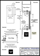 Steel Door Lite Detail - Standard PDF by JR Metal Frames.