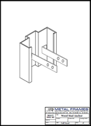 Wood Stud Anchor PDF provided by JR Metal Frames.
