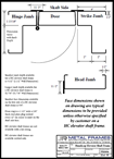 Handicap Elevator Shaft Frame PDF provided by JR Metal Frames.